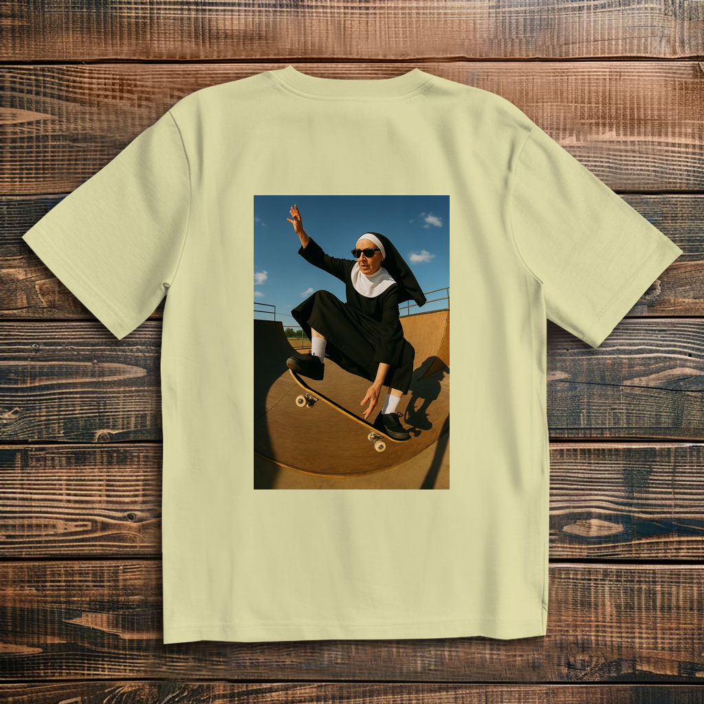 Oversize T-Shirt Skating Nun