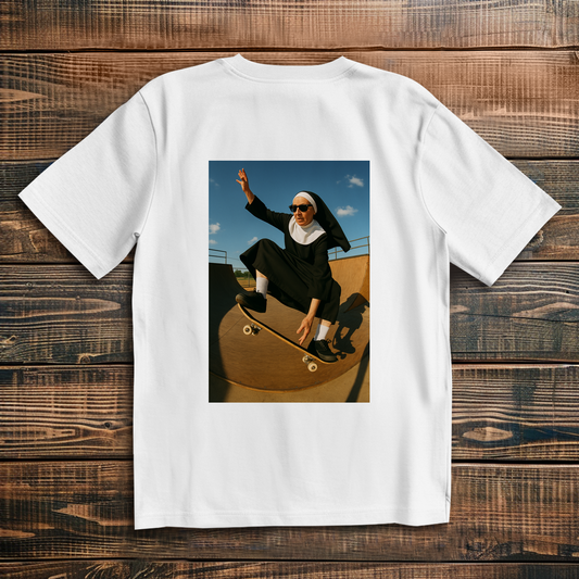Oversize T-Shirt Skating Nun