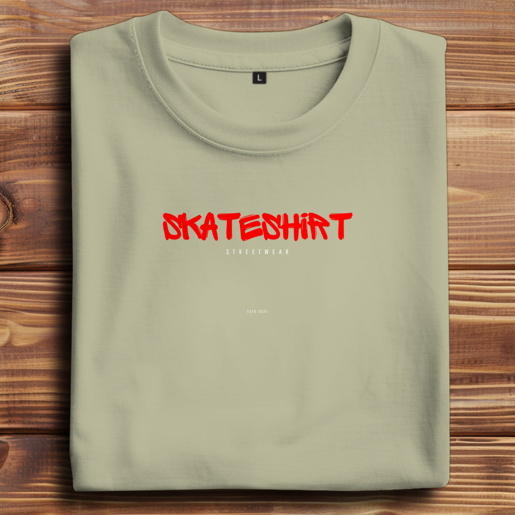 Oversize T-Shirt Skateshirt Original white