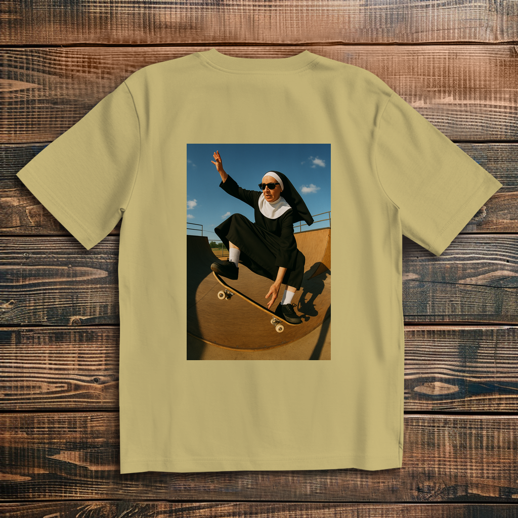 Oversize T-Shirt Skating Nun