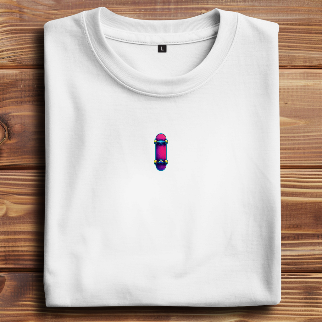 Oversized t-shirt skateboard 80s