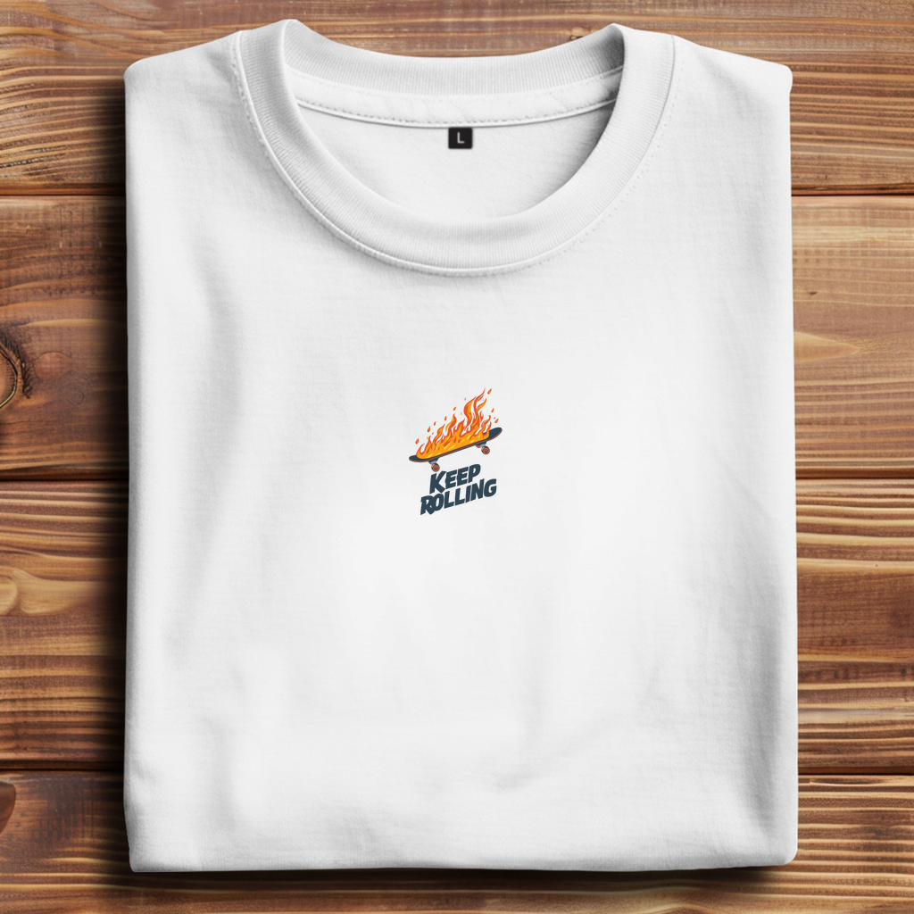 Oversized T-Shirt Keep Rolling 1