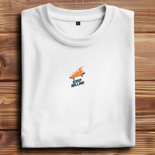Oversize T-Shirt Keep Rolling 1