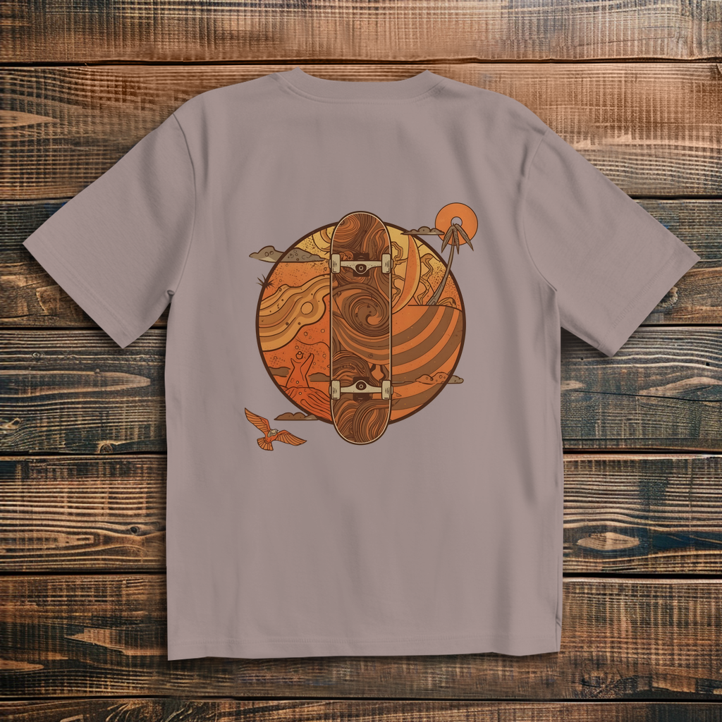 Oversize T-Shirt Skateboard 70s 2