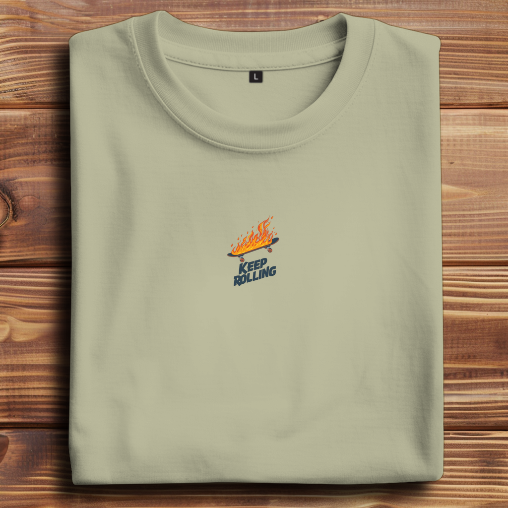 Oversized T-Shirt Keep Rolling 1
