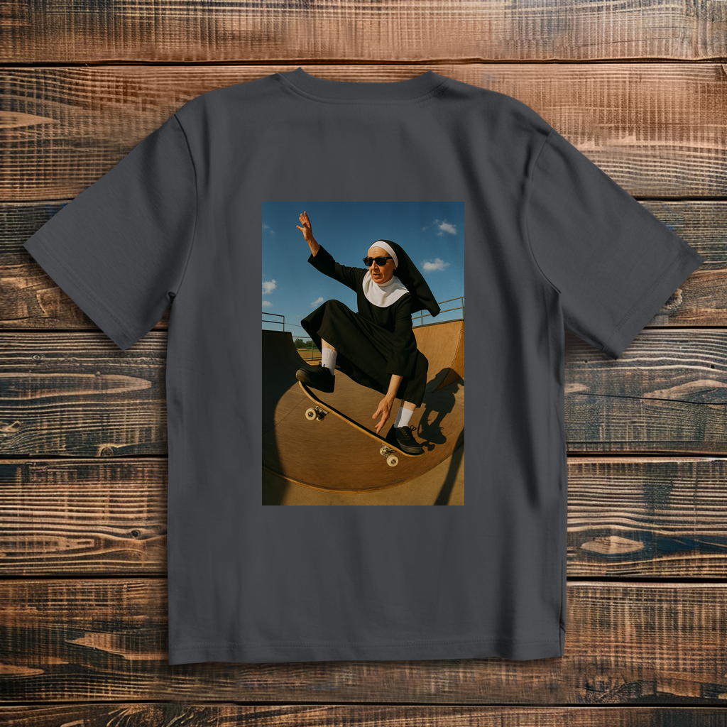 Oversize T-Shirt Skating Nun
