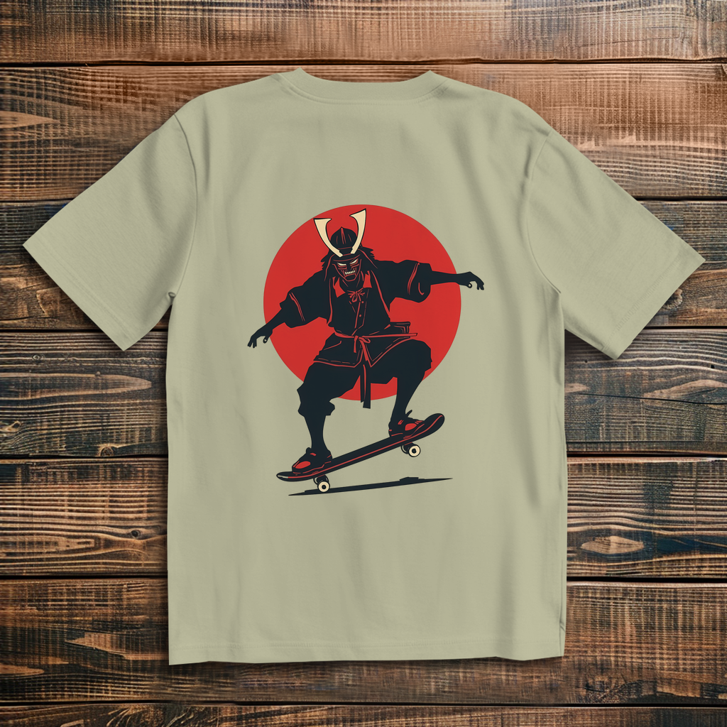 Oversized T-Shirt Skating Samurai 1