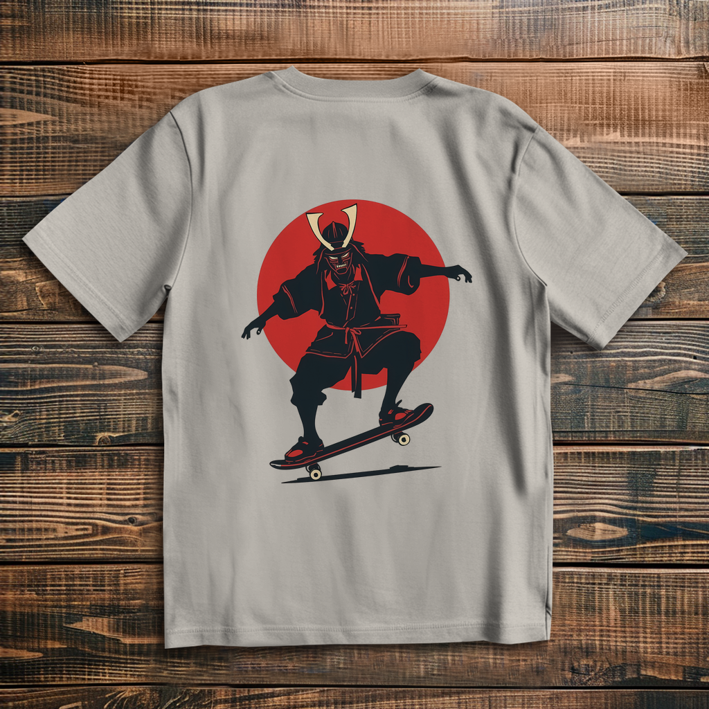 Oversized T-Shirt Skating Samurai 1