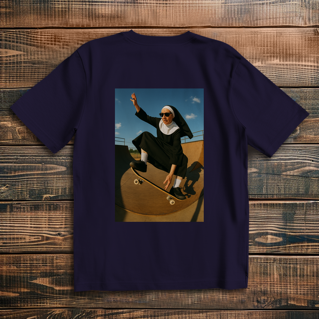 Oversize T-Shirt Skating Nun