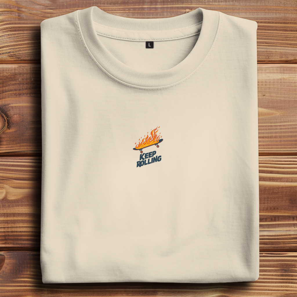 Oversized T-Shirt Keep Rolling 1