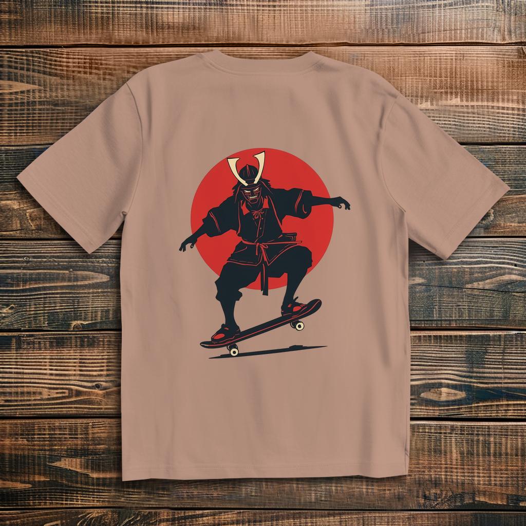 Oversized T-Shirt Skating Samurai 1