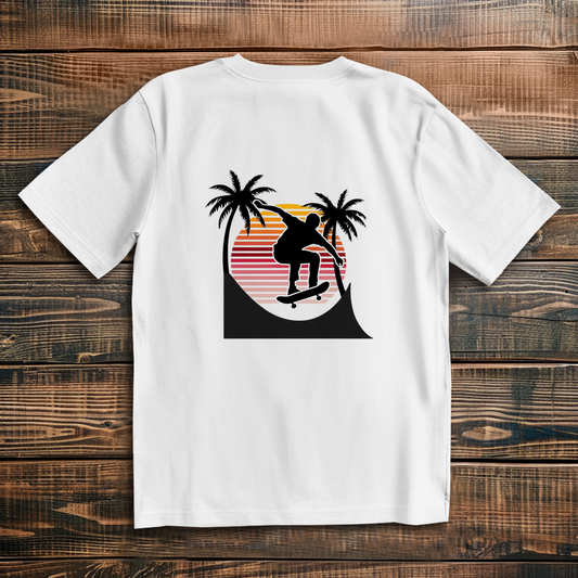 Oversize T-Shirt Sunset Stunt