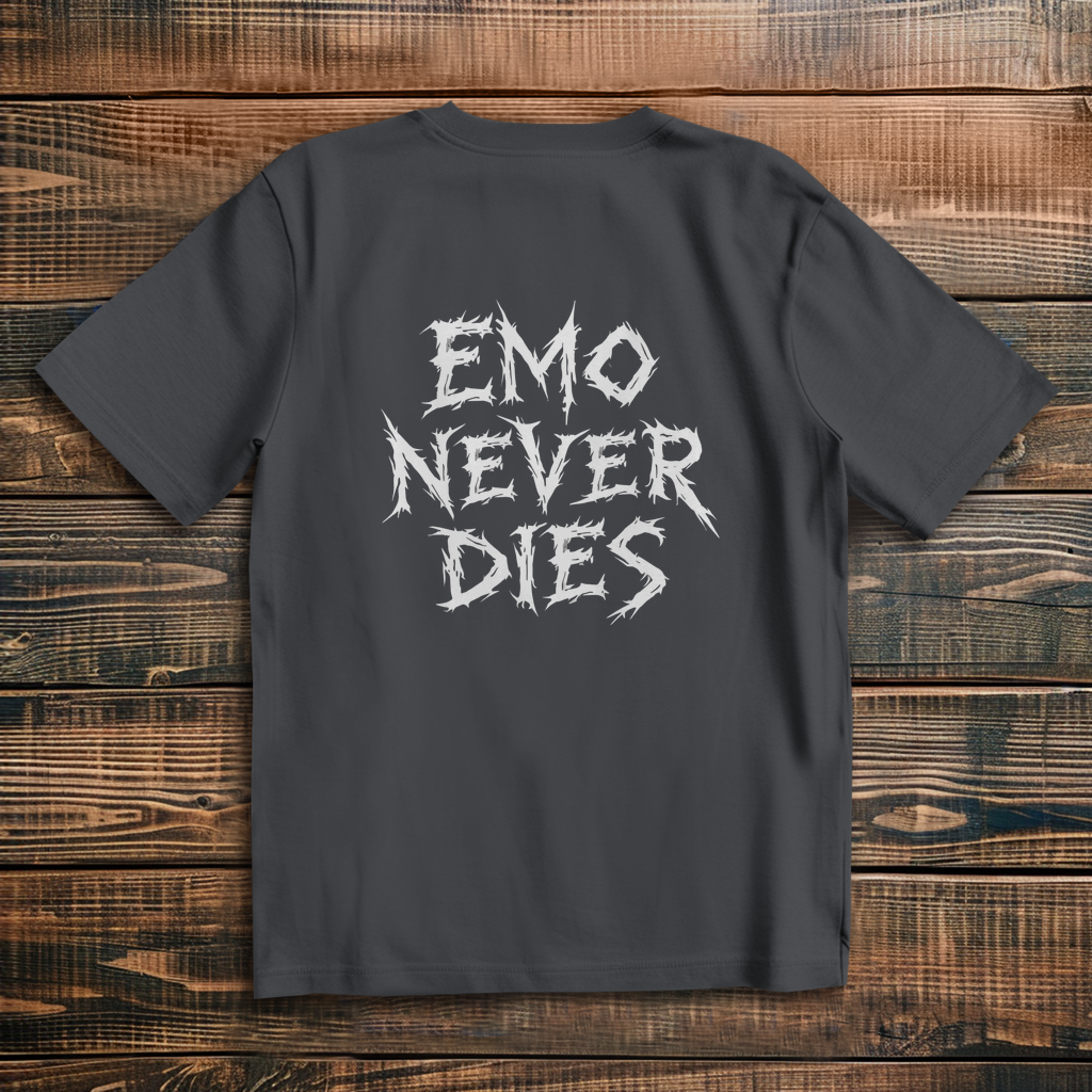 Oversized T-Shirt Emo Never Dies 2