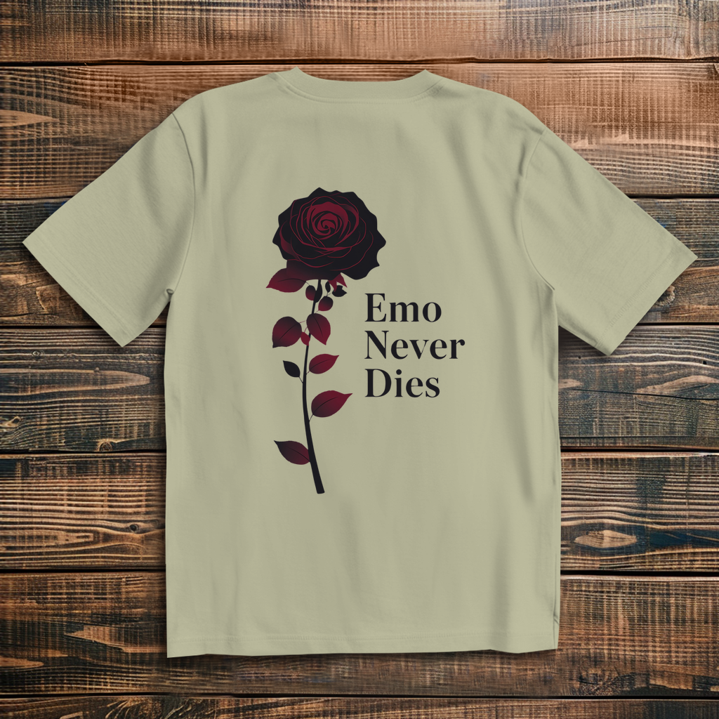 Oversized T-Shirt Emo Never Dies 5