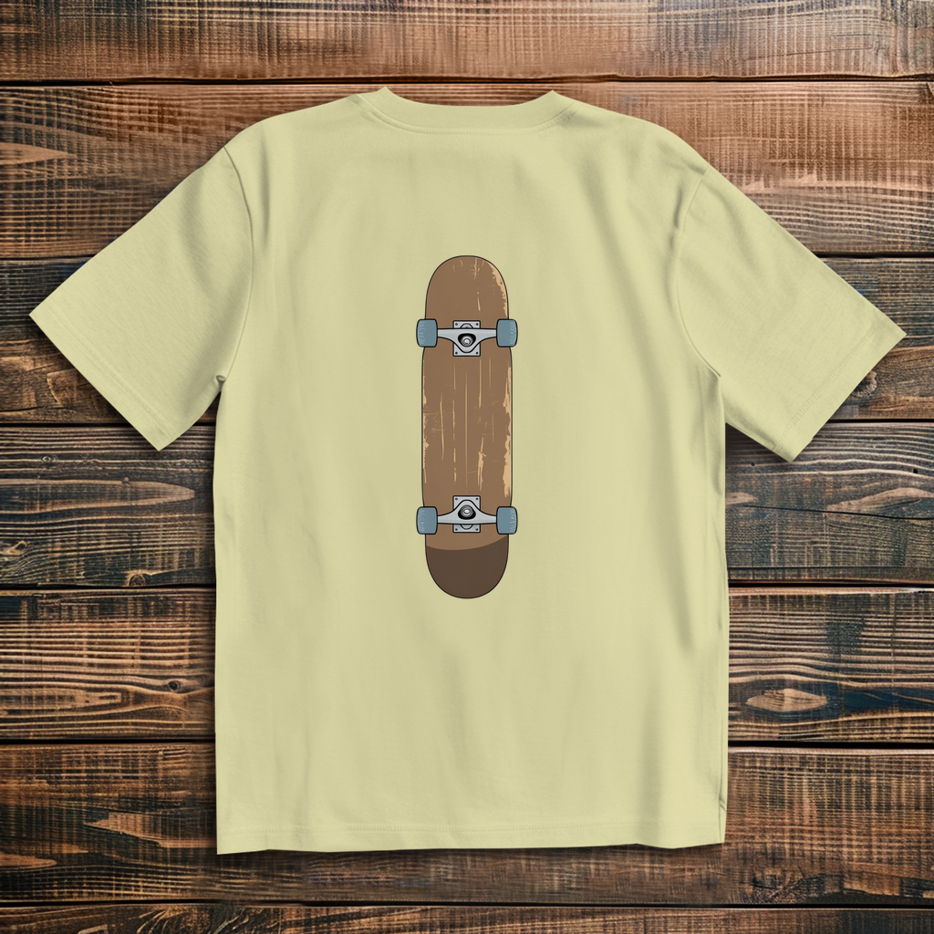 Oversize t-shirt skateboard graphic