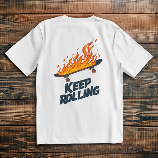 Oversize T-Shirt Keep Rolling 1