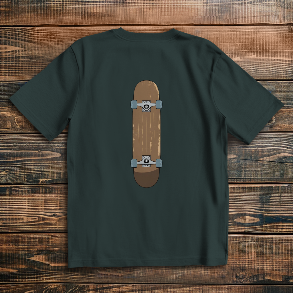 Oversize t-shirt skateboard graphic