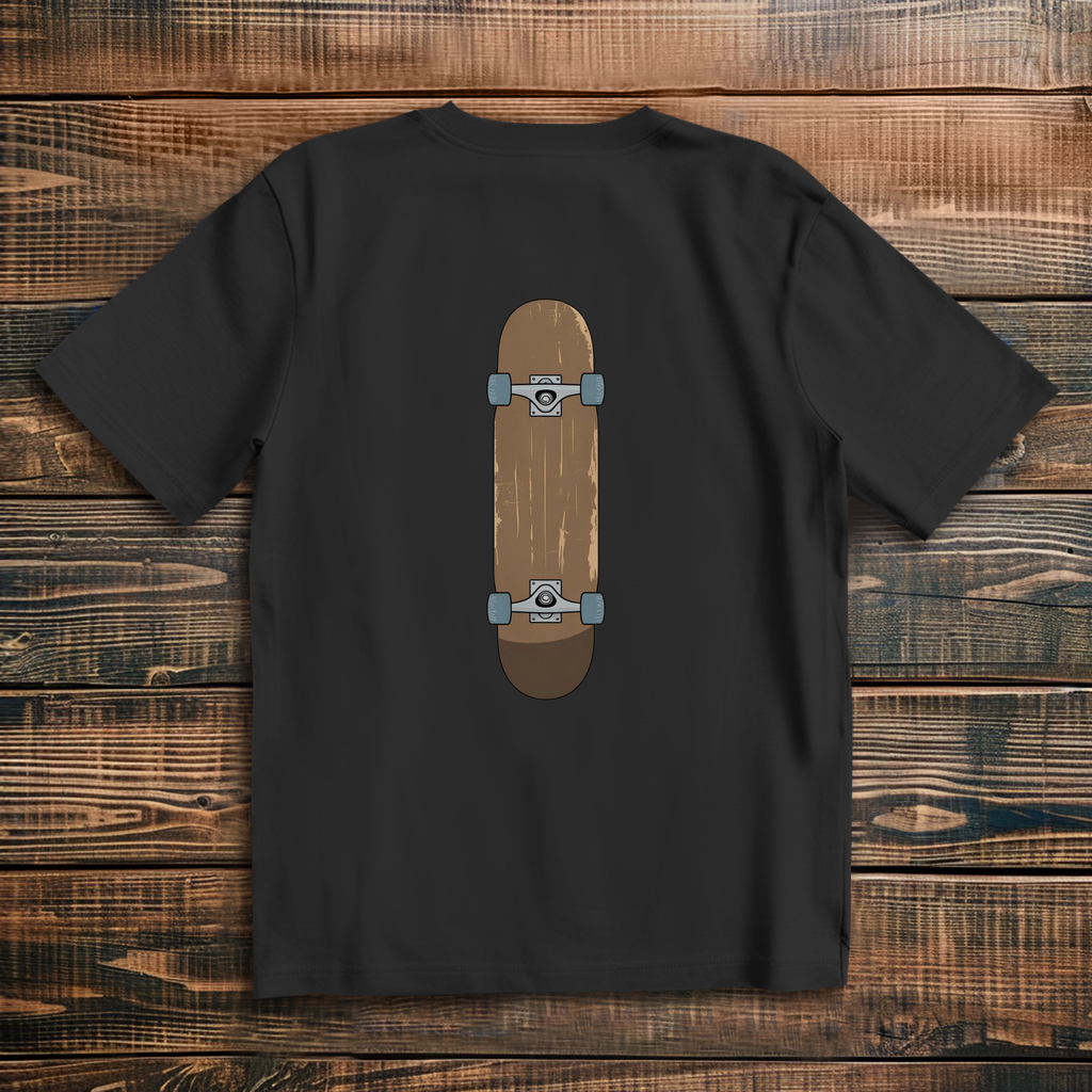 Oversize t-shirt skateboard graphic