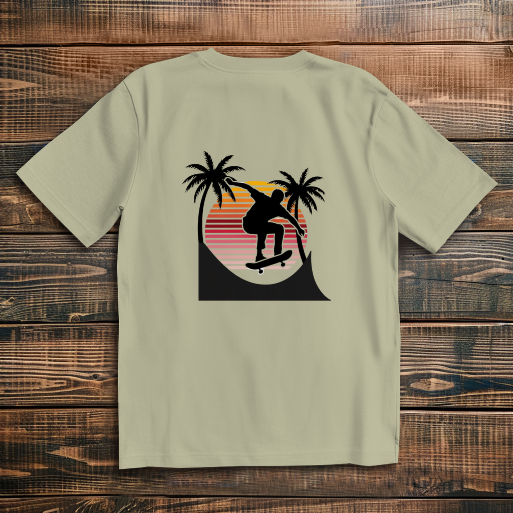Oversize T-Shirt Sunset Stunt