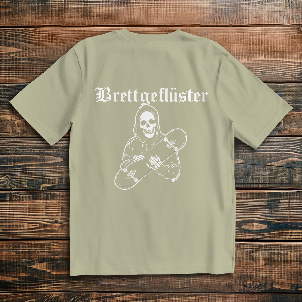 Oversize T-Shirt Brettgeflüster 1 white
