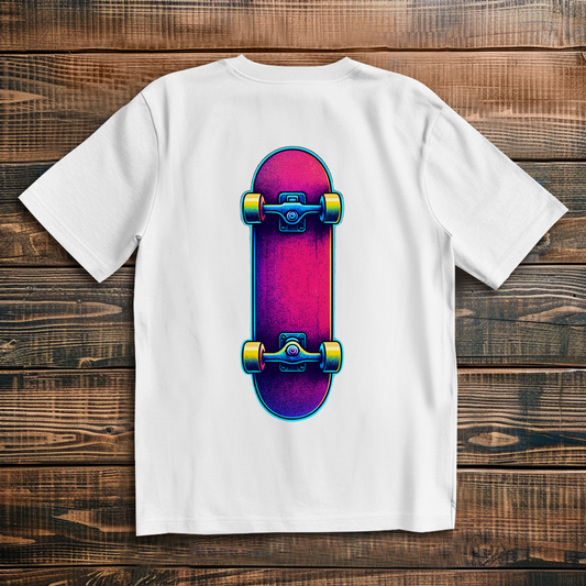 Oversize T-Shirt Skateboard 80s