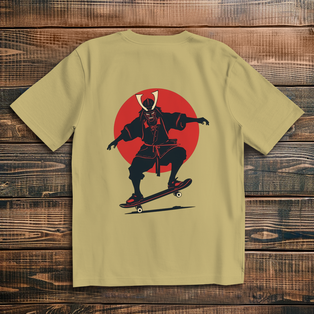 Oversized T-Shirt Skating Samurai 1