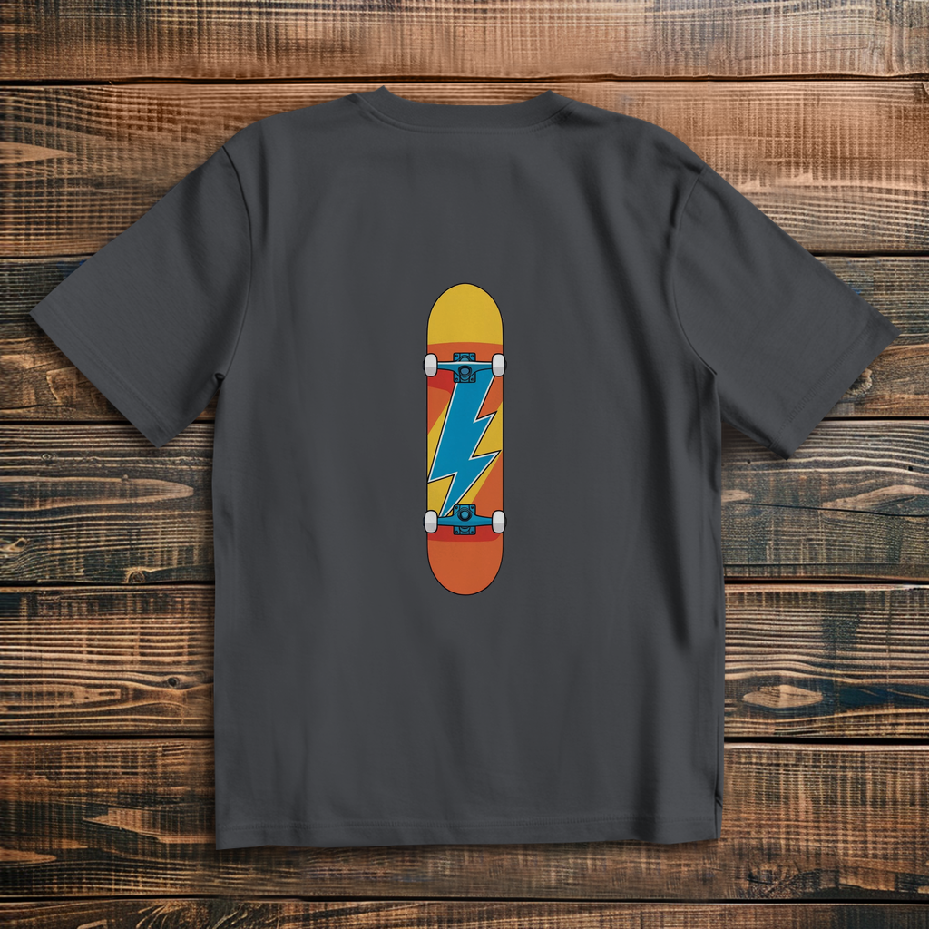 Oversized T-Shirt Skateboard Lightning