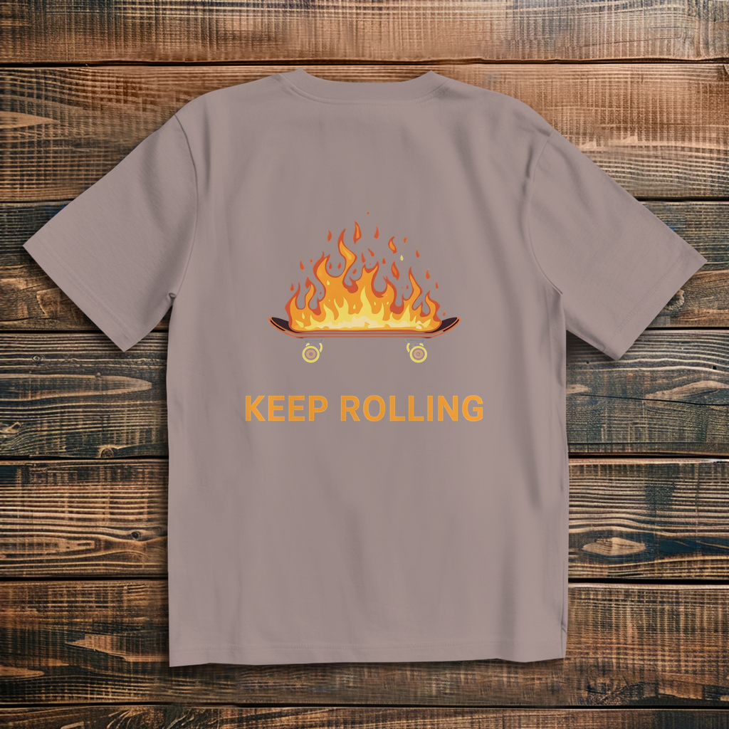 Oversized T-Shirt Keep Rolling 2