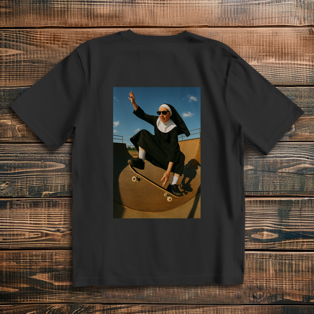 Oversize T-Shirt Skating Nun