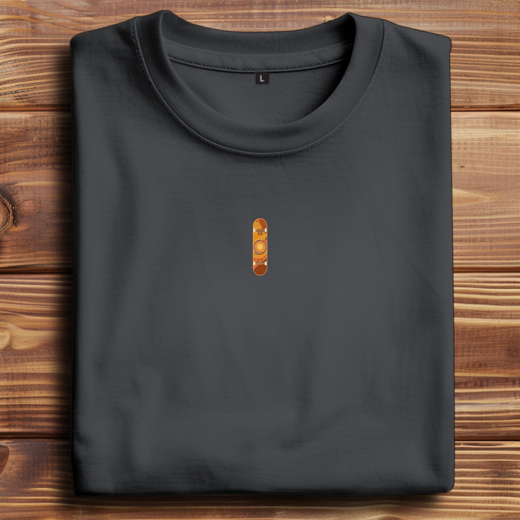 Oversized t-shirt skateboard 70s