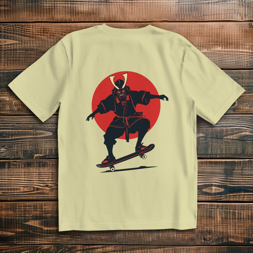 Oversized T-Shirt Skating Samurai 1