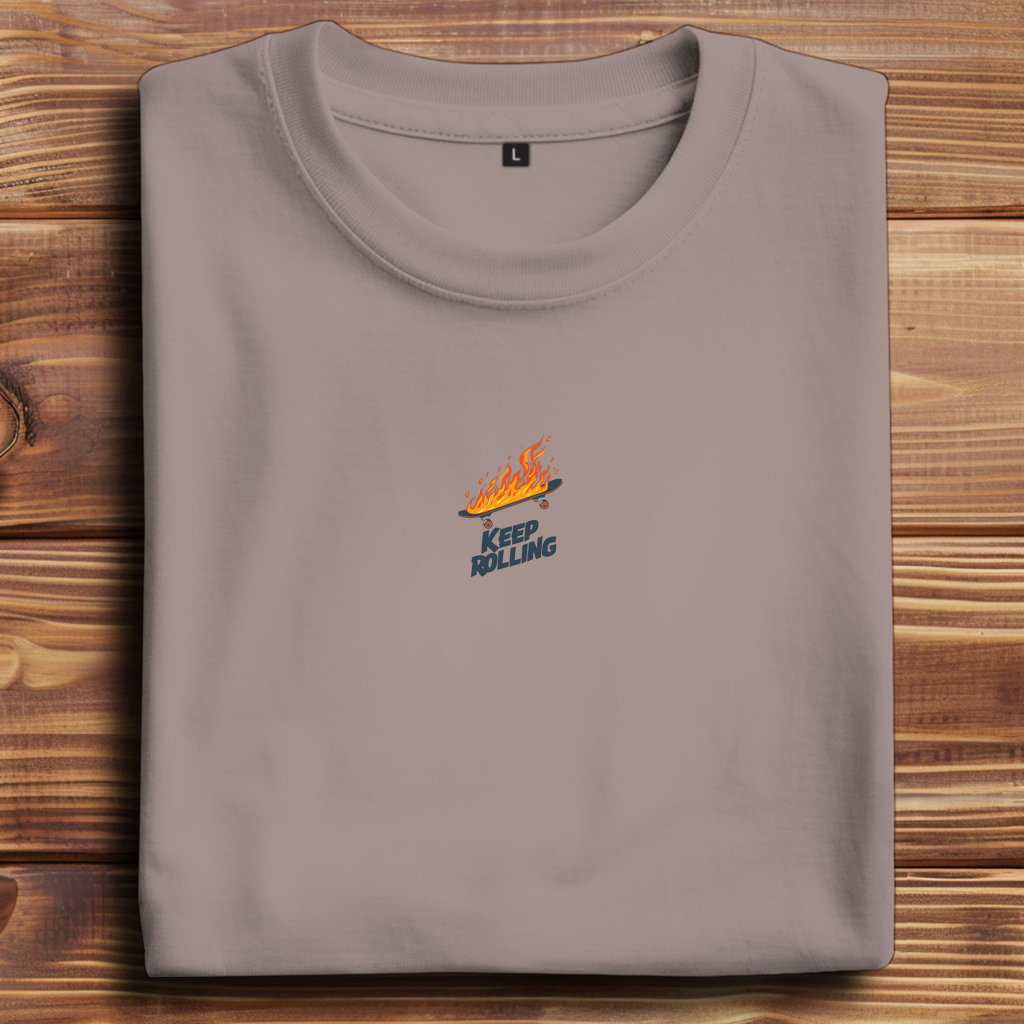 Oversized T-Shirt Keep Rolling 1