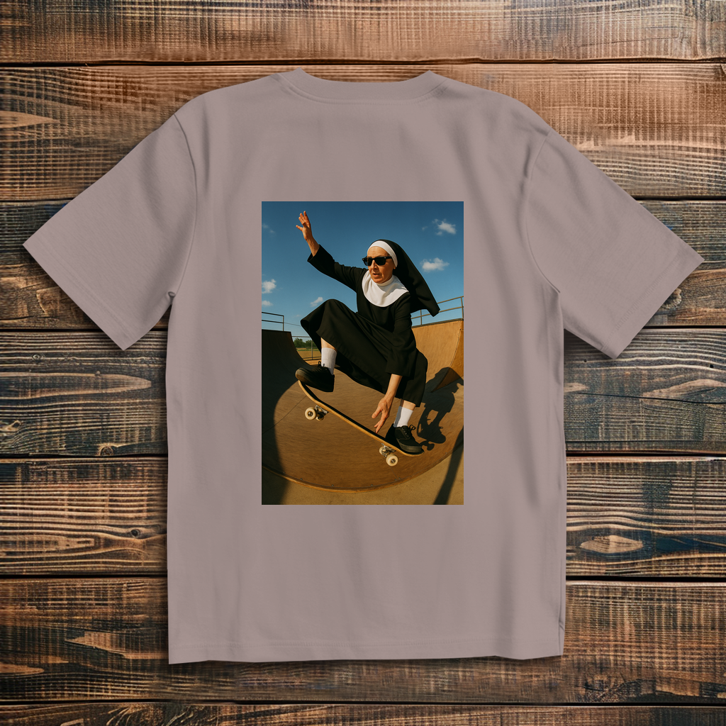 Oversize T-Shirt Skating Nun