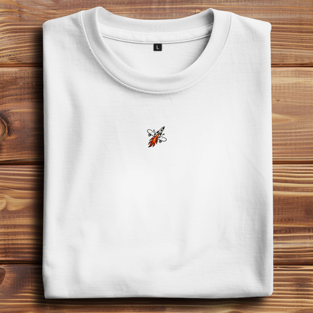 Oversized T-Shirt Skateboard Rocket