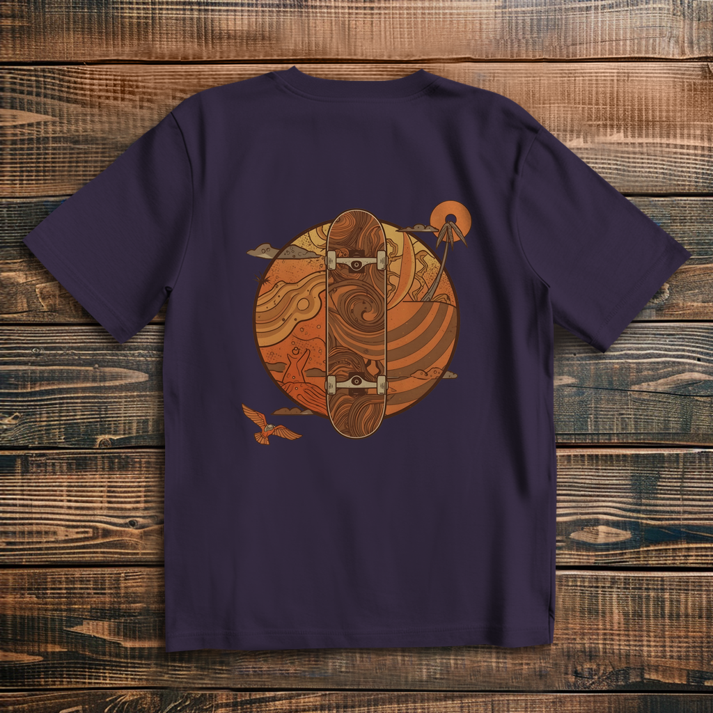 Oversize T-Shirt Skateboard 70s 2