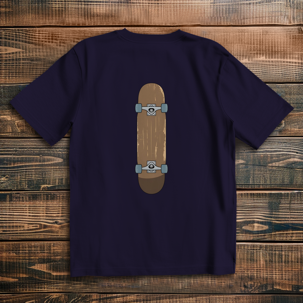 Oversize t-shirt skateboard graphic