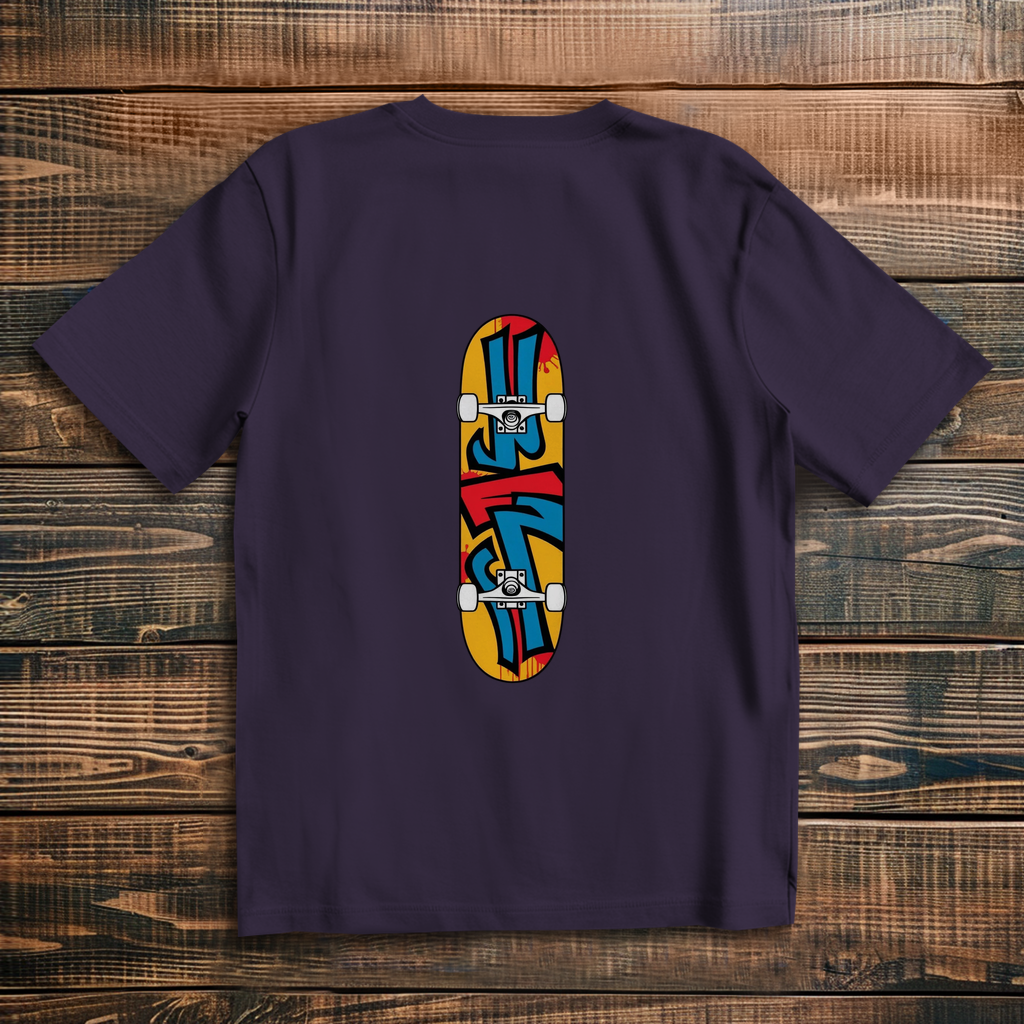 Oversized T-Shirt Skateboard Graffiti