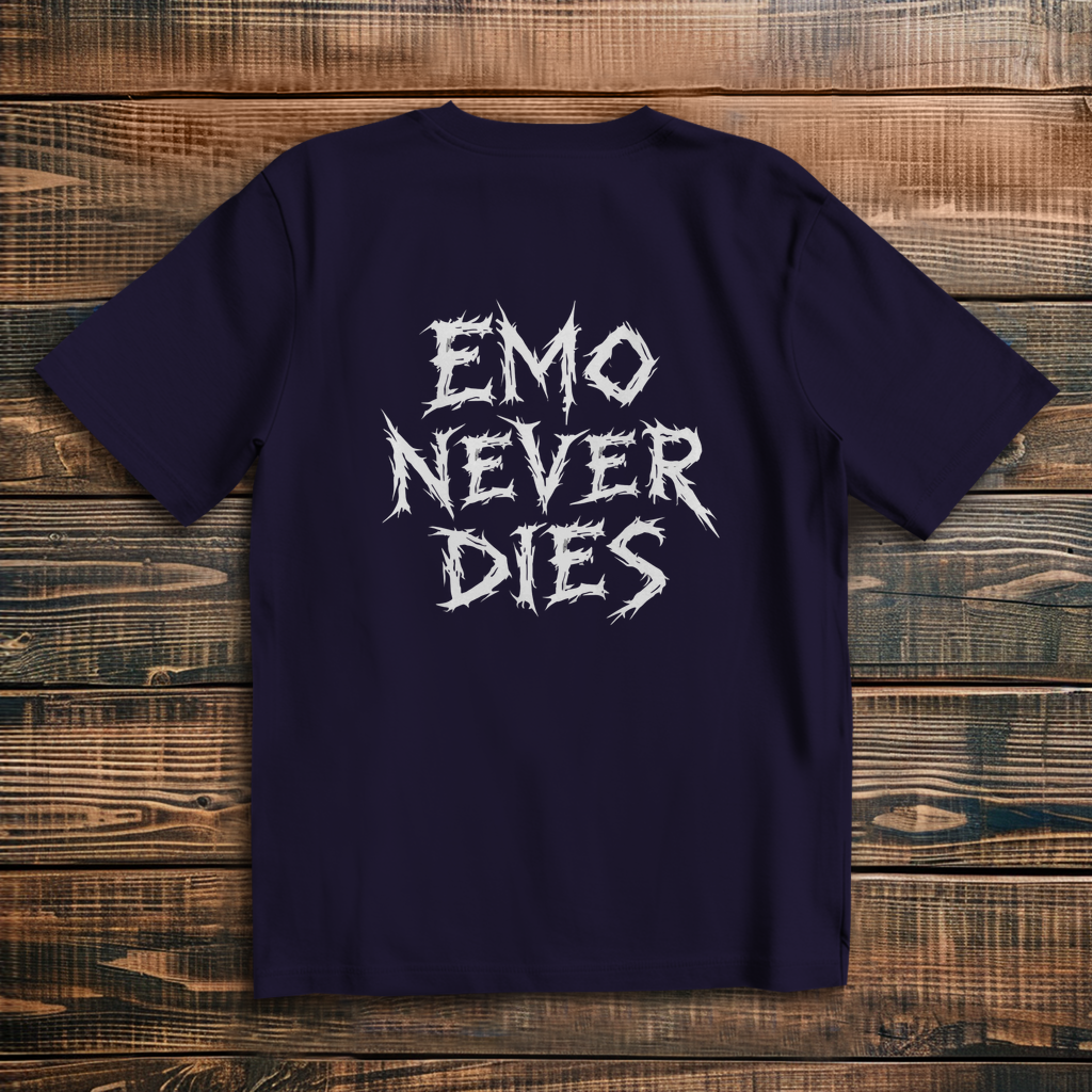Oversized T-Shirt Emo Never Dies 2
