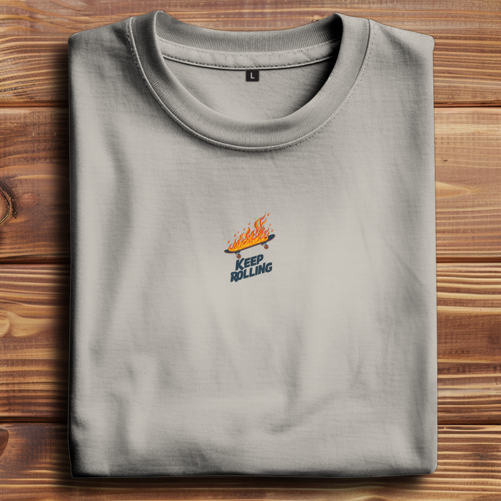 Oversized T-Shirt Keep Rolling 1