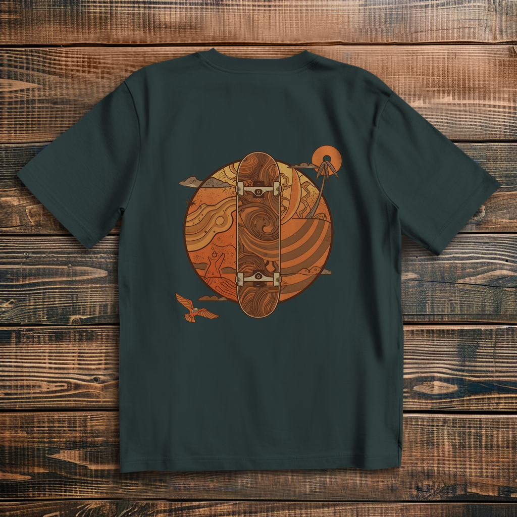 Oversize T-Shirt Skateboard 70s 2