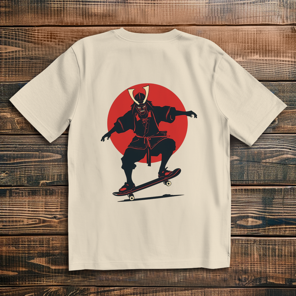 Oversized T-Shirt Skating Samurai 1