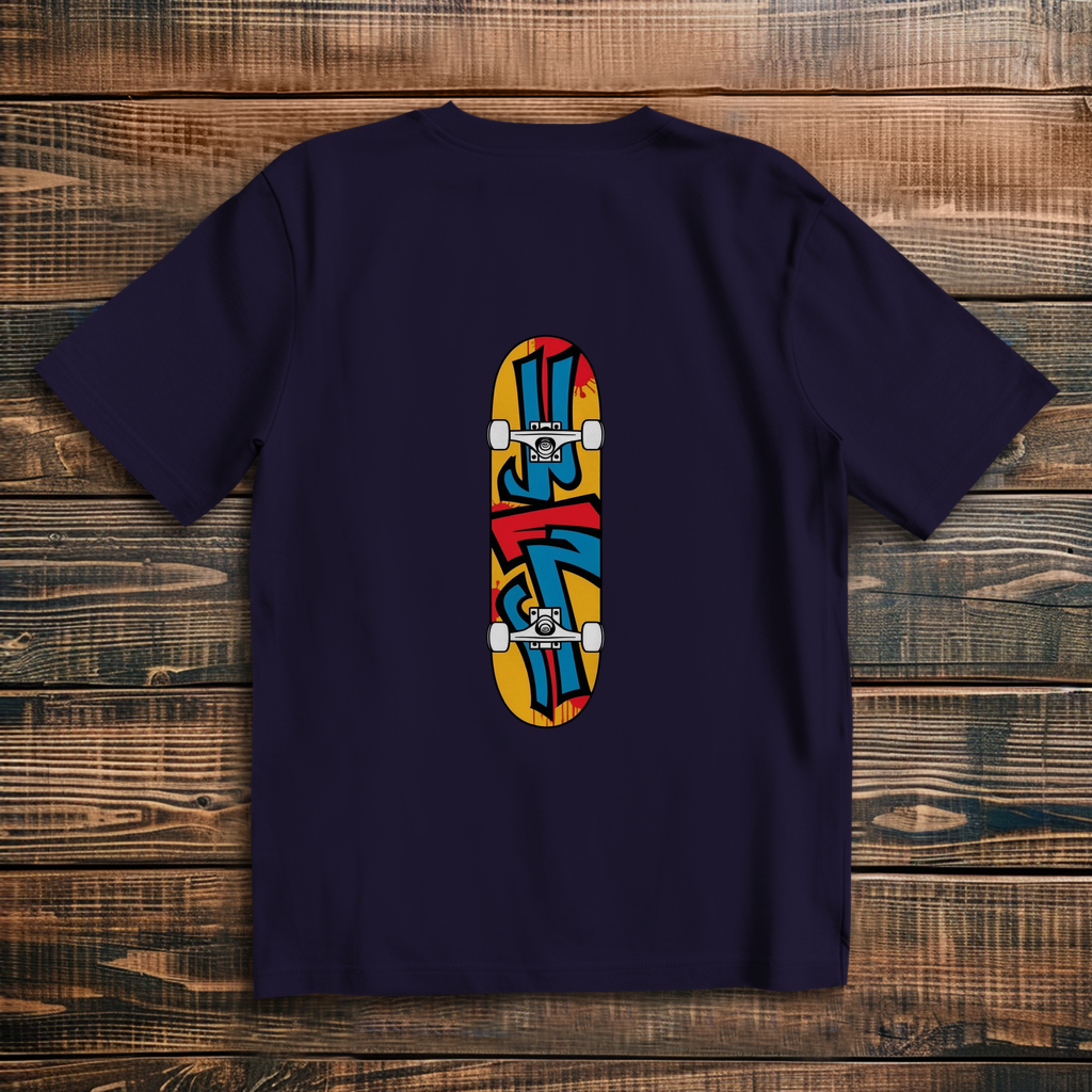 Oversized T-Shirt Skateboard Graffiti