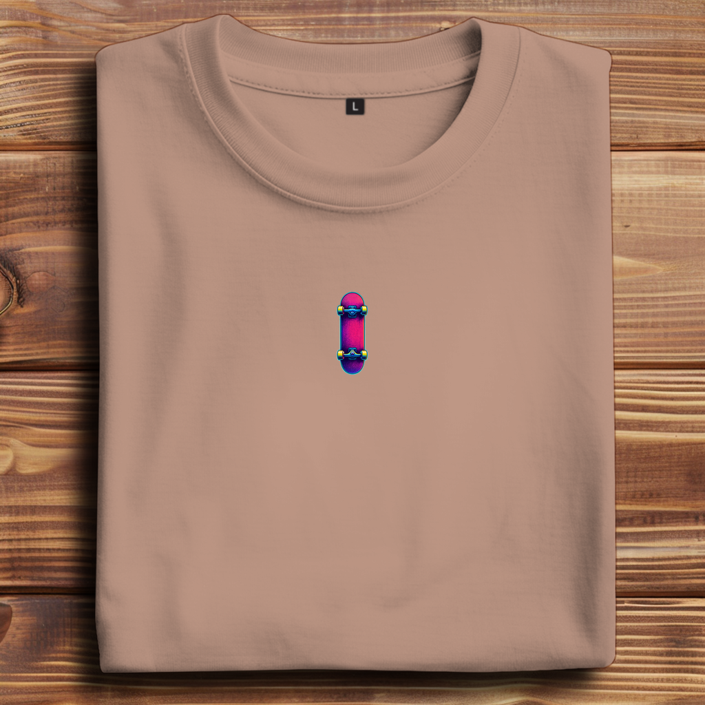 Oversized t-shirt skateboard 80s