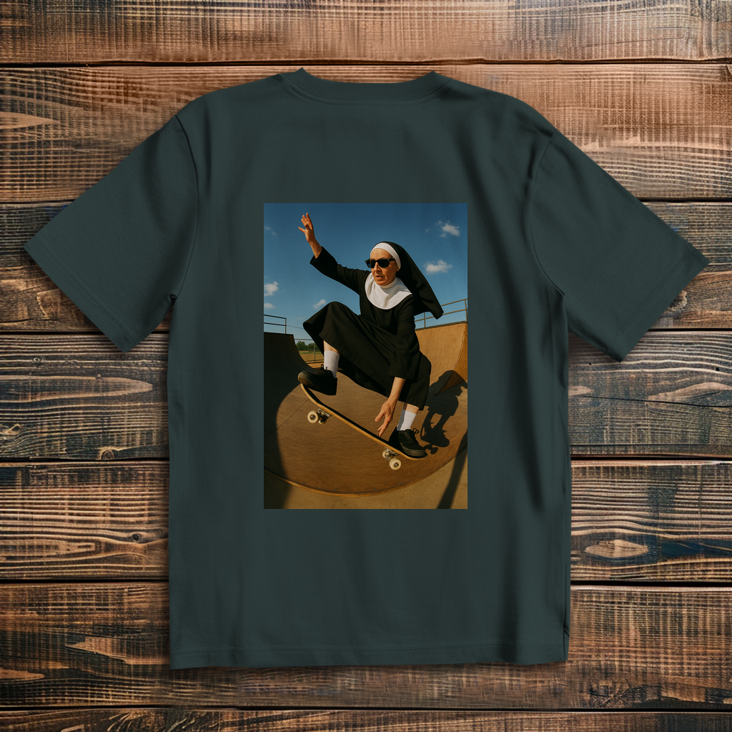 Oversize T-Shirt Skating Nun