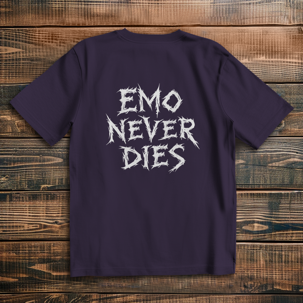 Oversized T-Shirt Emo Never Dies 2