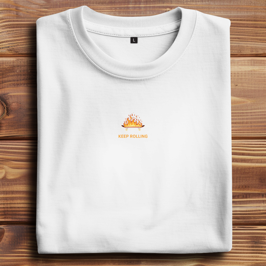 Oversized T-Shirt Keep Rolling 2