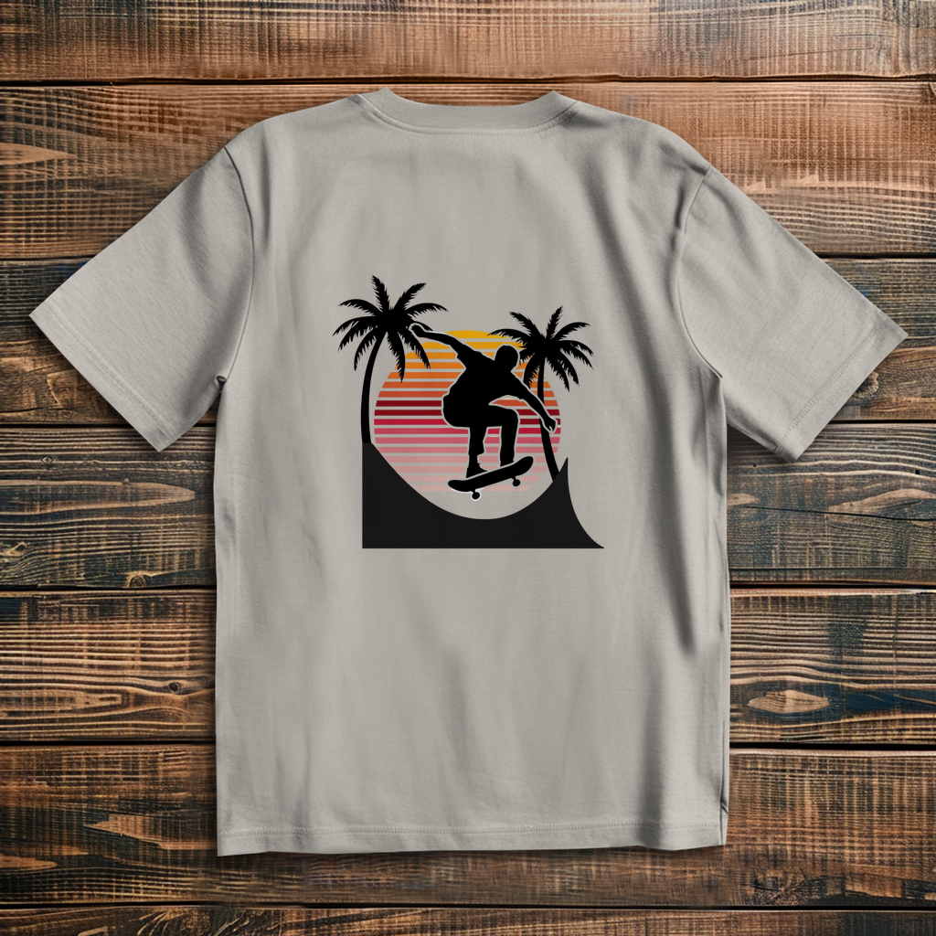 Oversize T-Shirt Sunset Stunt