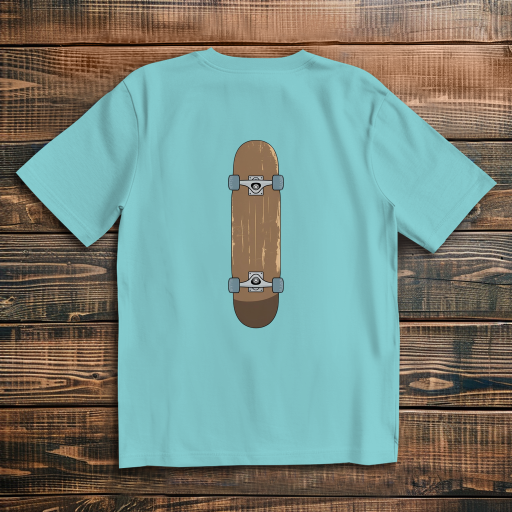 Oversize t-shirt skateboard graphic