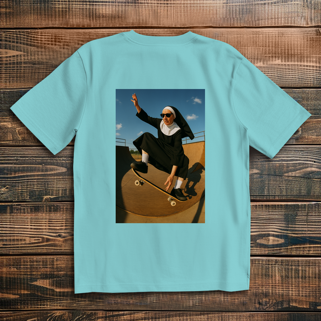 Oversize T-Shirt Skating Nun