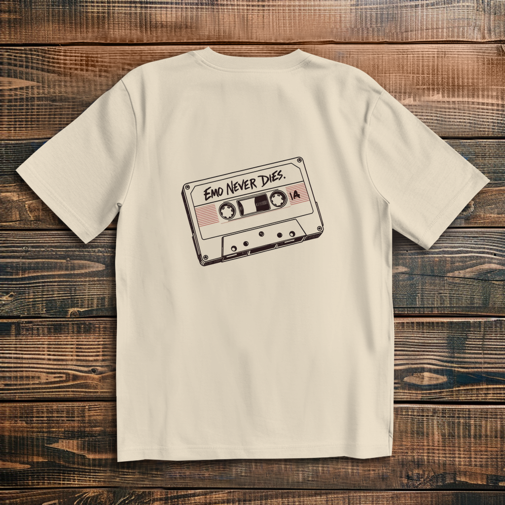 Oversize T-Shirt Emo Never Dies 8